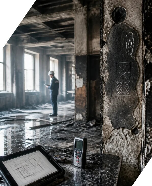 Обследование зданий после пожара в Касимах от 16311 р. | ЭкспертизаРоссия